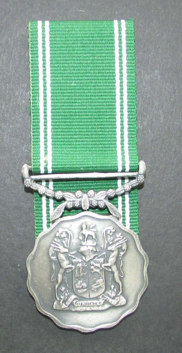 SADF - Full Size Good Service Medal in Sterling Silver - Number 200597