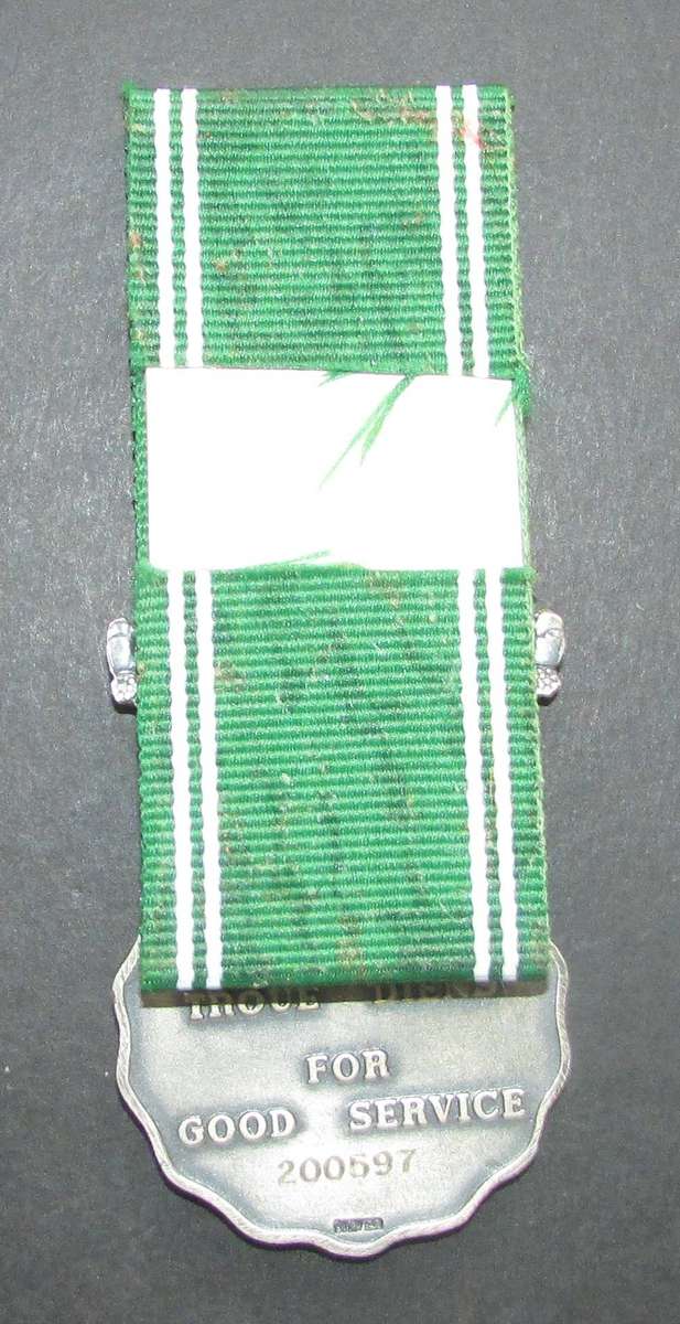 SADF - Full Size Good Service Medal in Sterling Silver - Number 200597