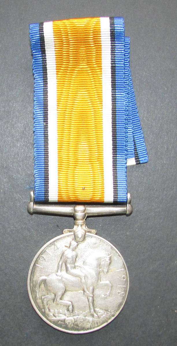 Full Size World War One War Medal ( Silver ):PTE Stephenson
