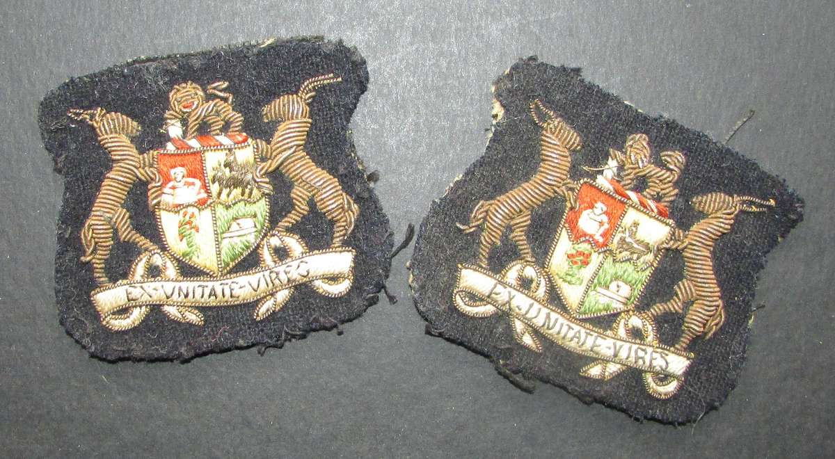 SADF - Navy Warrant Officer Rank Badges ( Bullion Wire )