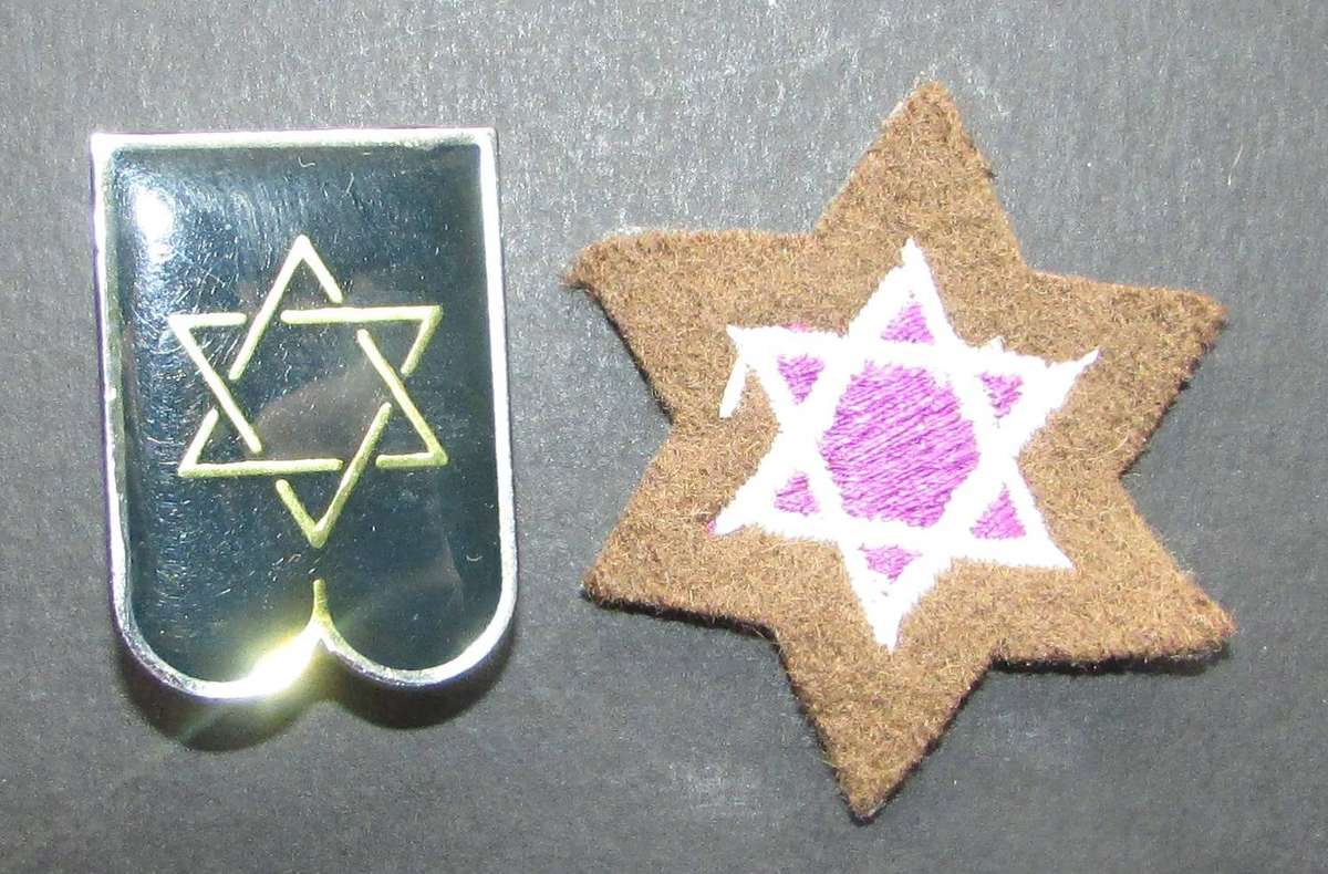 SADF - Jewish Chaplain Cloth/Metal Badge Lot