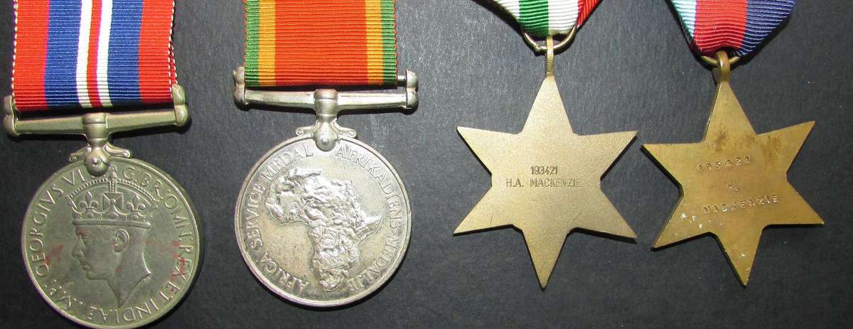 Full Size World War Two Group of 4:193421 H.A.Makenzie