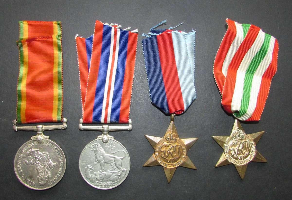 Full Size World War Two Group of 4:591532 S.S.Muller