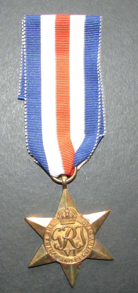 Full Size World War Two France and Germany Star - Not Named