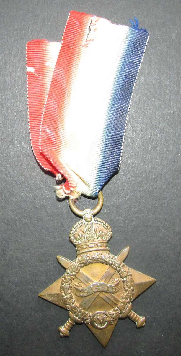 Full Size World War One 1914/18 Star: PTE F.R.Clark 8th Infantry