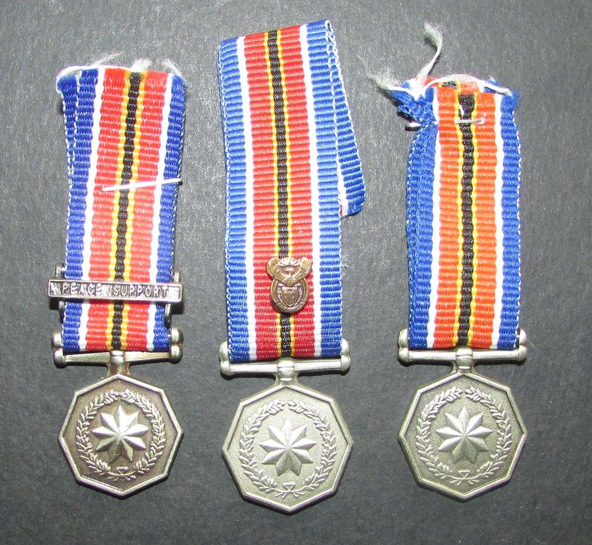 SANDF - Miniature Medal Lot - Peace Support/Ribbon Device