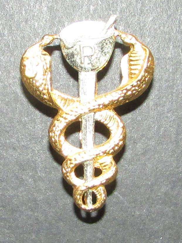 SADF - Medical Services Bi-Metal Pharmacist Breast Badge