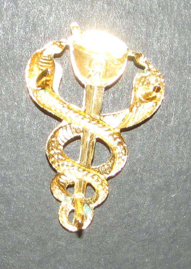 SADF - Medical Services Bi-Metal Pharmacist Breast Badge