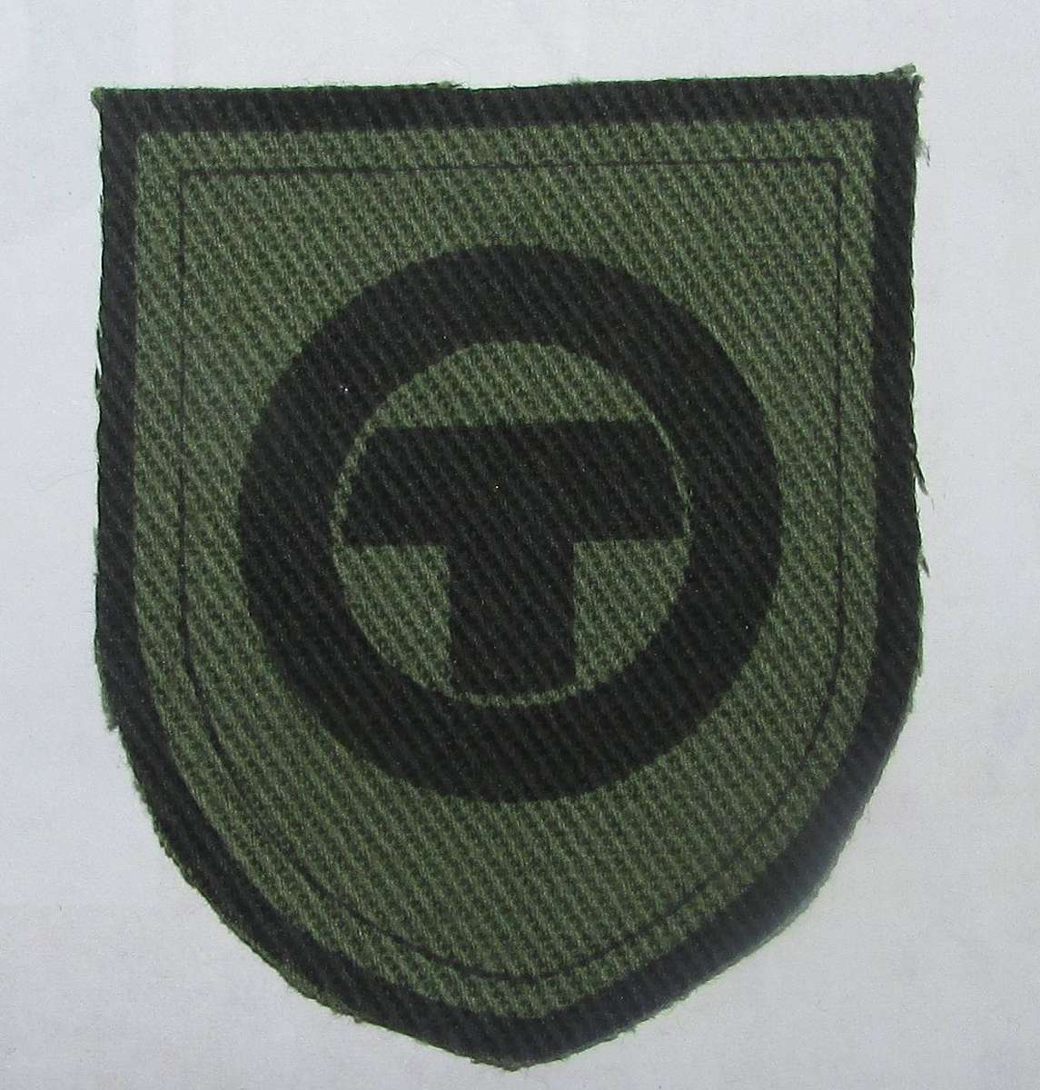 Rhodesian Pfumo Re Vanhu (Spear of the Nation) Tracker Qualification Cloth Printed Badge