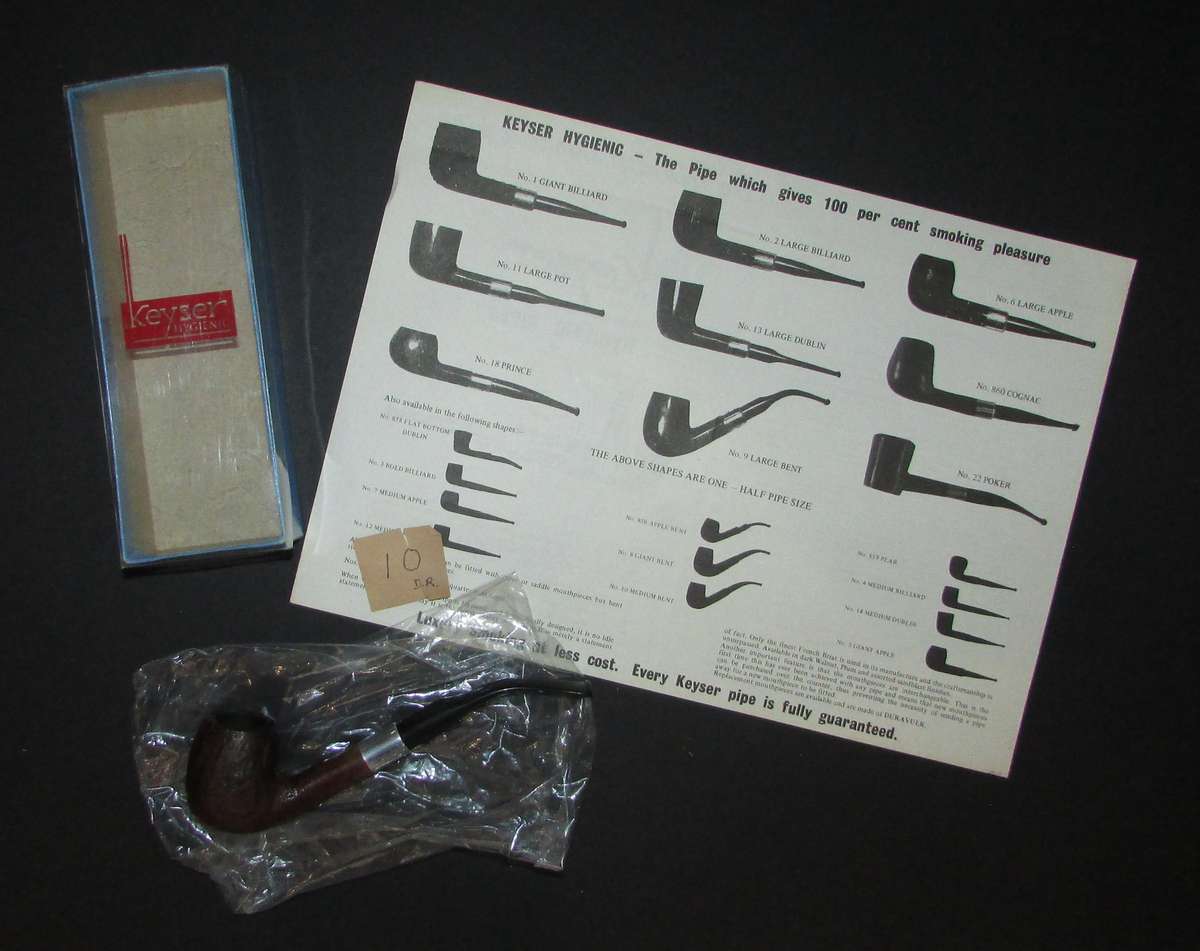 Vintage Keyser Smoking Pipe with Box