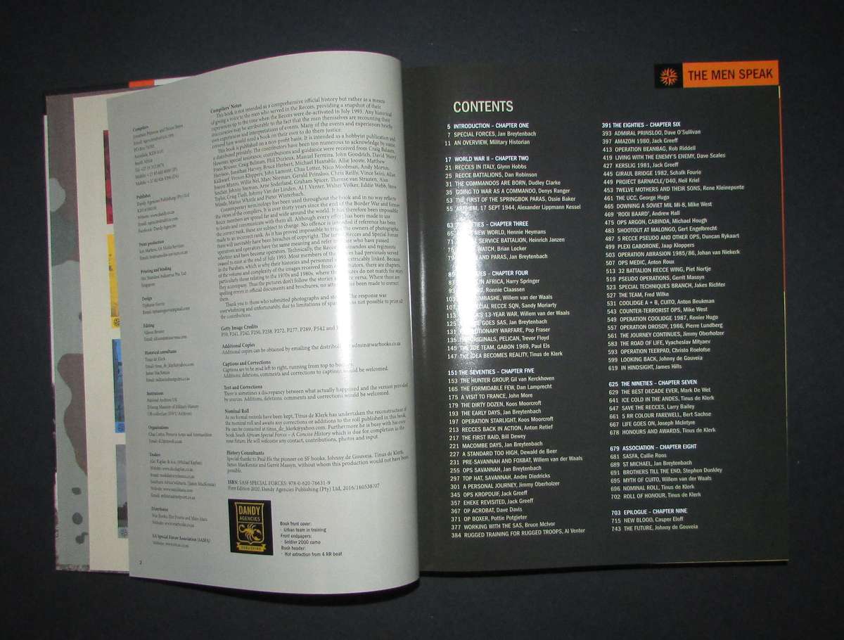 SASF - South African Special Forces - The Men Speak - Jonathan Pittaway and Douw Steyn