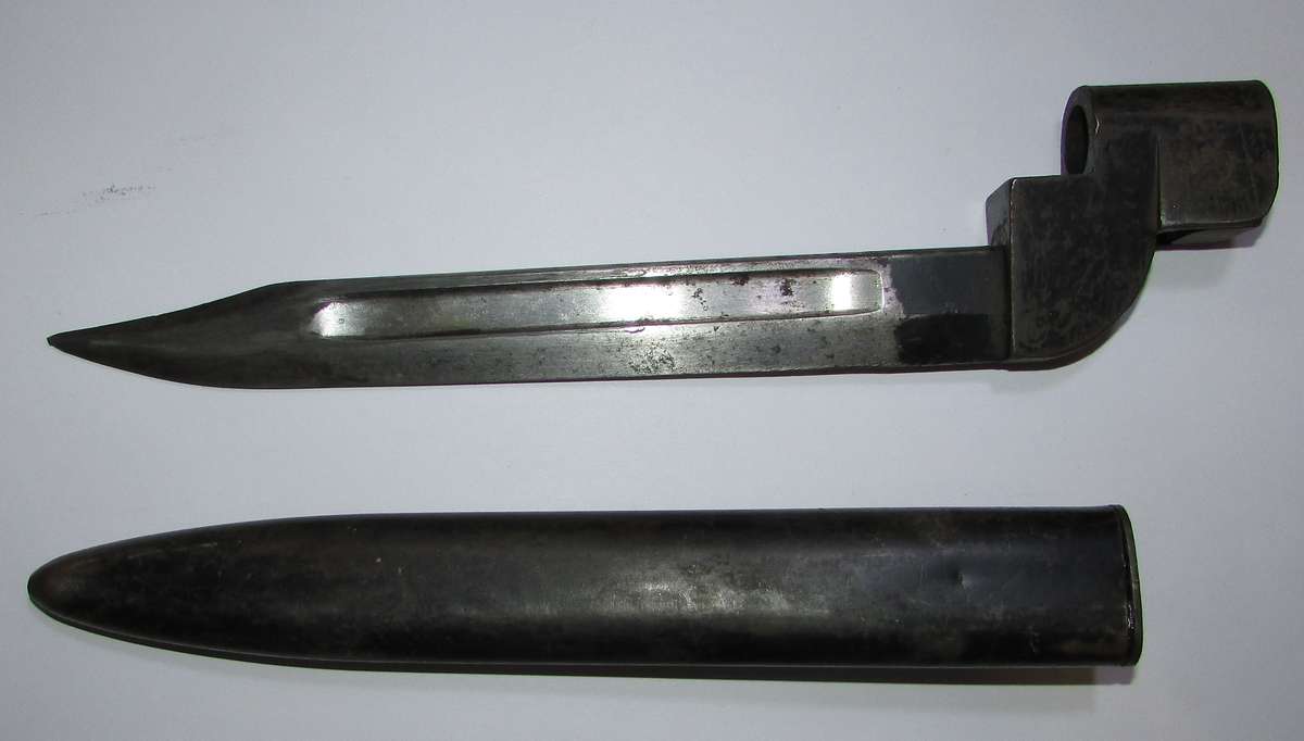Bayonet with Metal Scabbard
