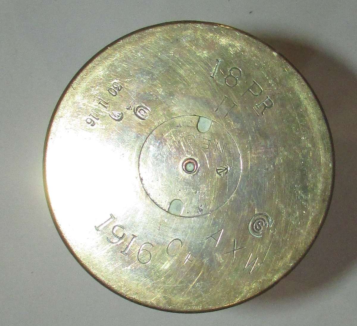 Brass Canon Shell Dated 1916 - Please see Images