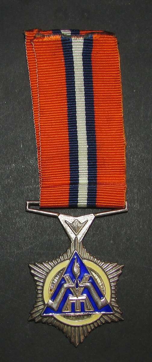 Full Size SA Silver Merit Medal - Starting Under Silver