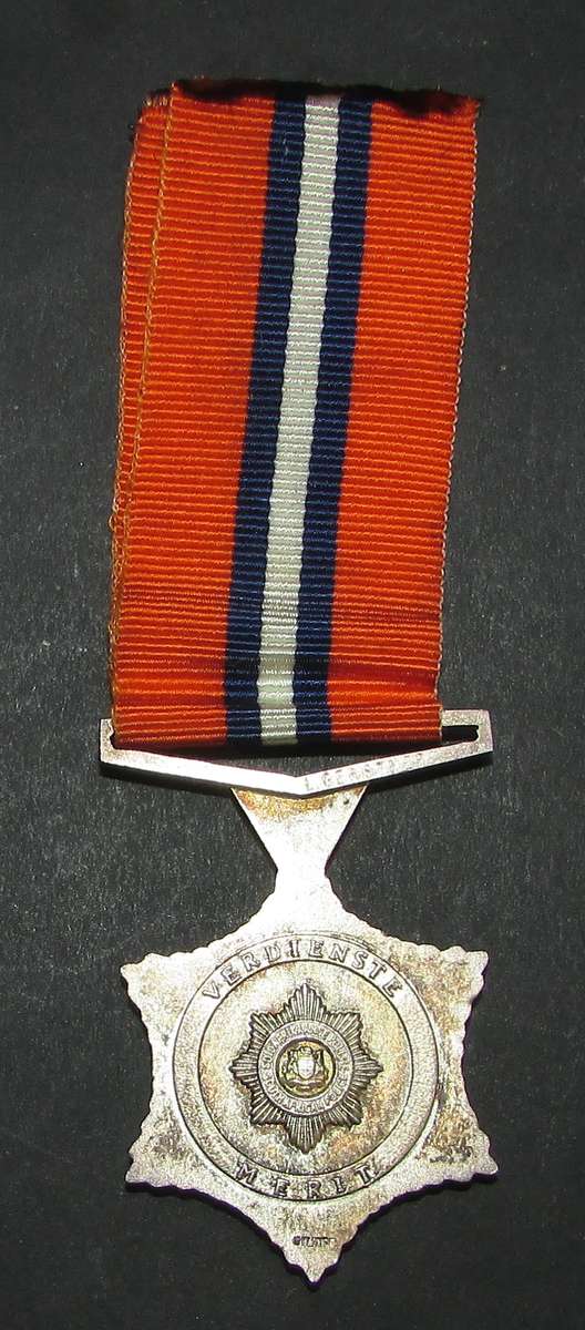 Full Size SA Silver Merit Medal - Starting Under Silver