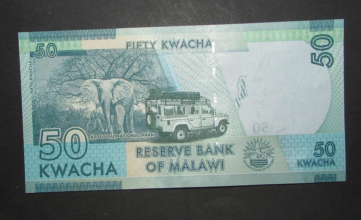 Reserve Bank of Malawi - 50 Kwacha Notes in Sequence and UNC - Bid Per Note