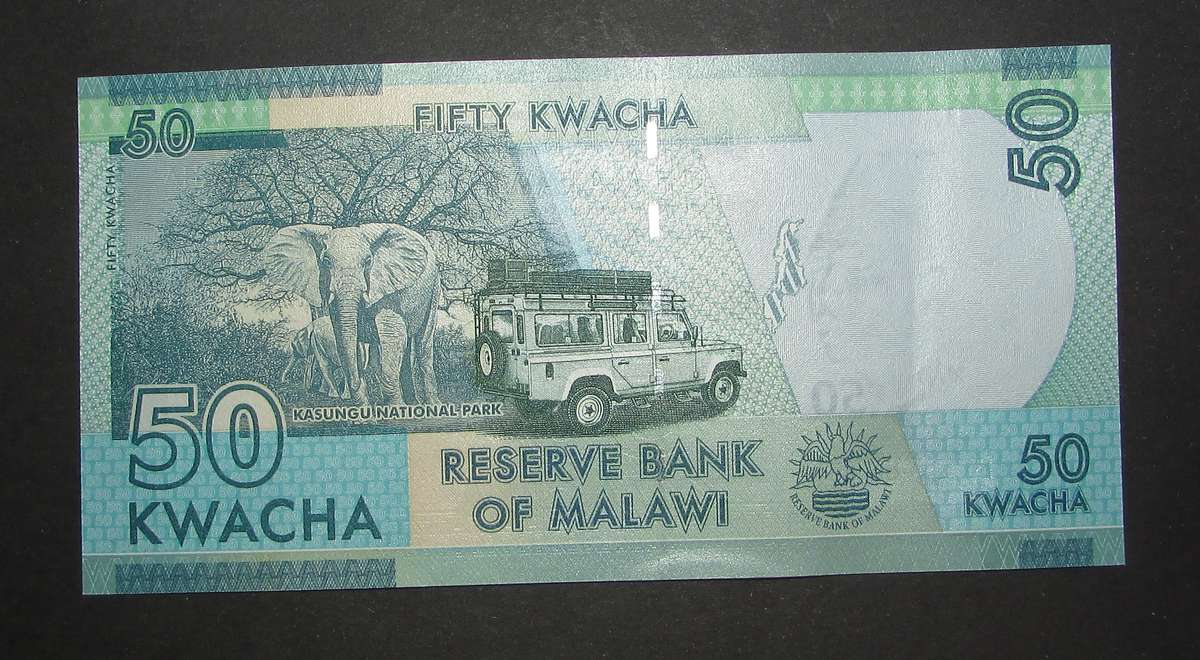 Reserve Bank of Malawi - 50 Kwacha Notes in Sequence and UNC - Bid Per Note