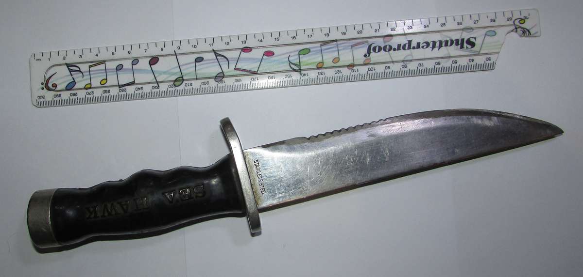 Vintage Sea Hawk Divers Knife