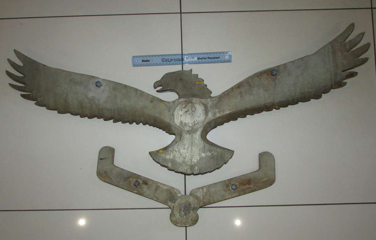 SADF - Huge Air Force Army Base Ad Astra Cast Aluminium Eagle ( Not Often Seen )