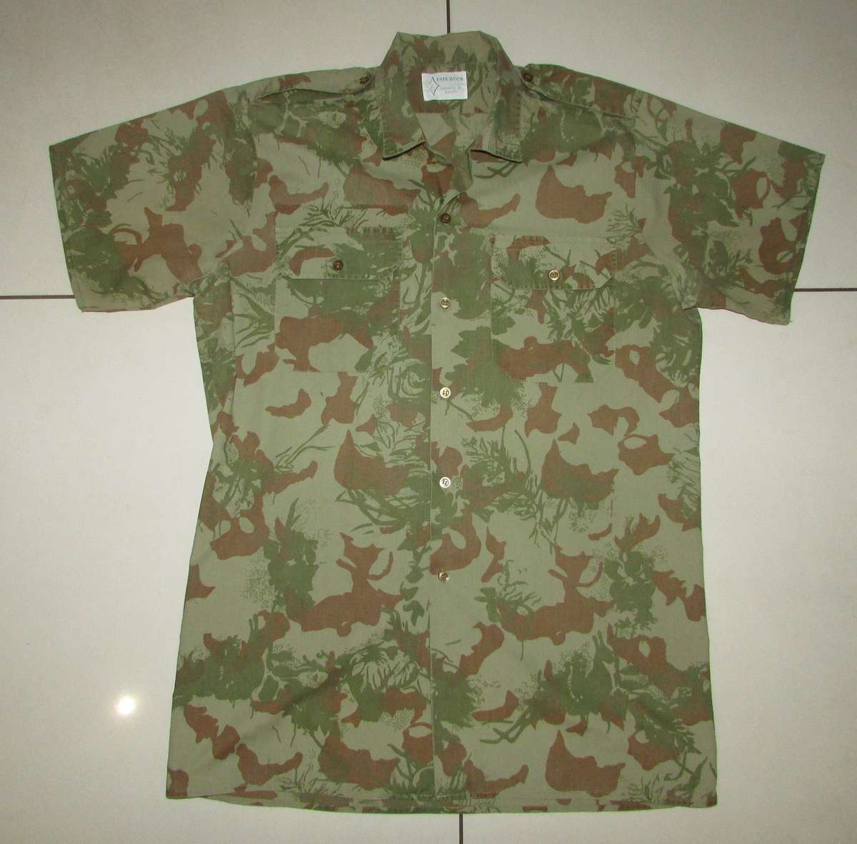 South African Special Task Force Camo Shirt - Medium and Top Condition