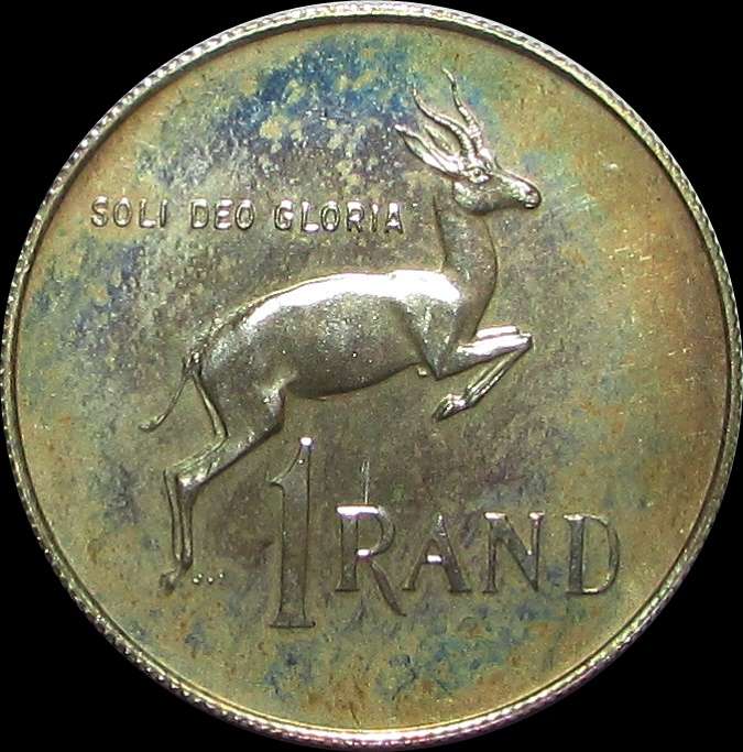 1972 Proof ( Silver ) Republic of South Africa One Rand Coin