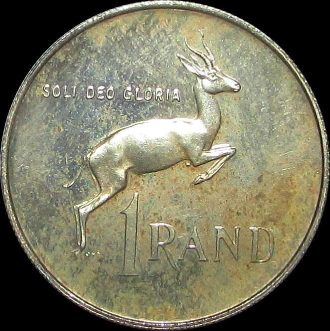1976 Proof ( Silver ) Republic of South Africa One Rand Coin