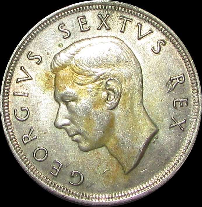 1952 Union of South Africa Silver Crown
