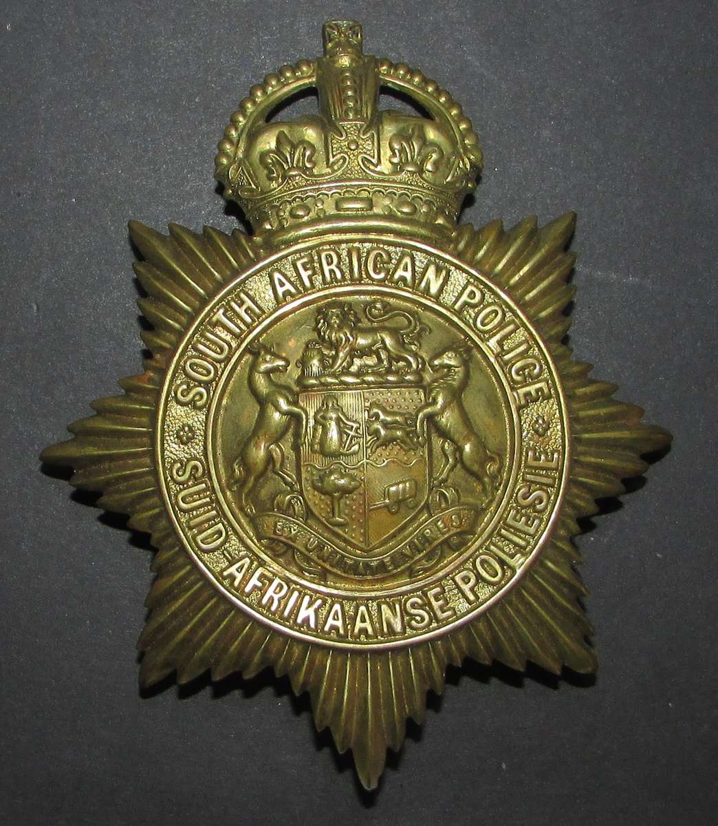 South AFrican Pith Helmet Plate