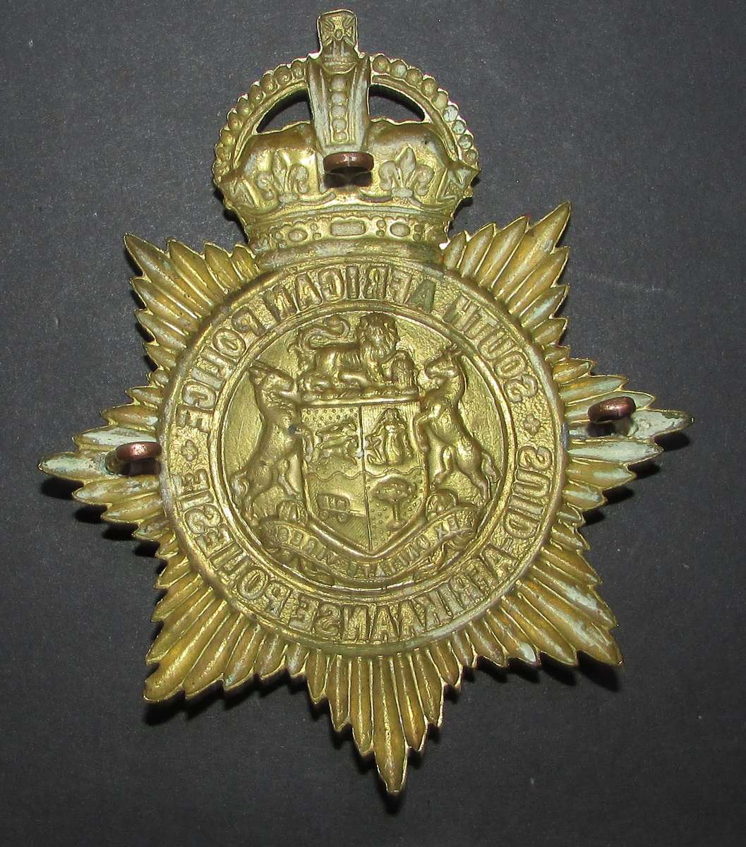 South AFrican Pith Helmet Plate