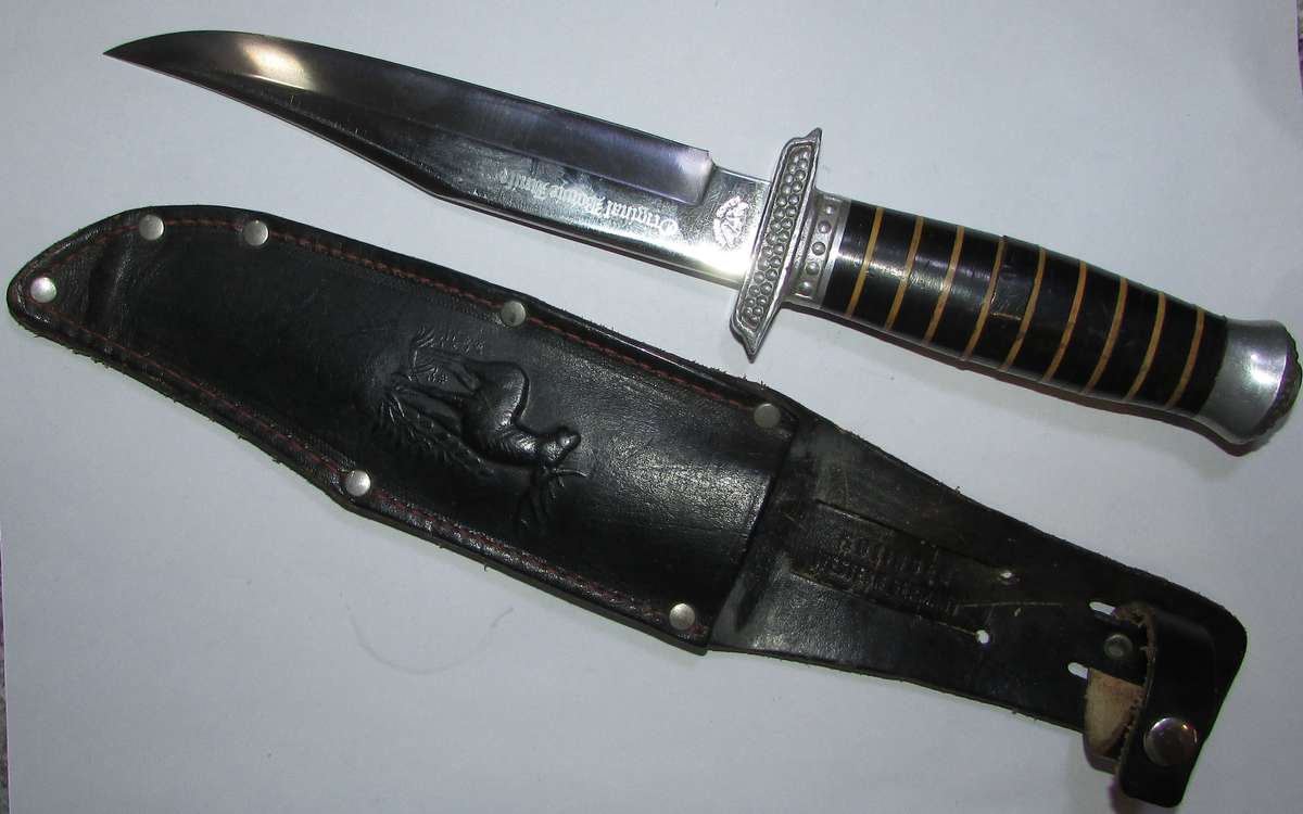 Vintage Henry Bowker Original Bowie with Sheath