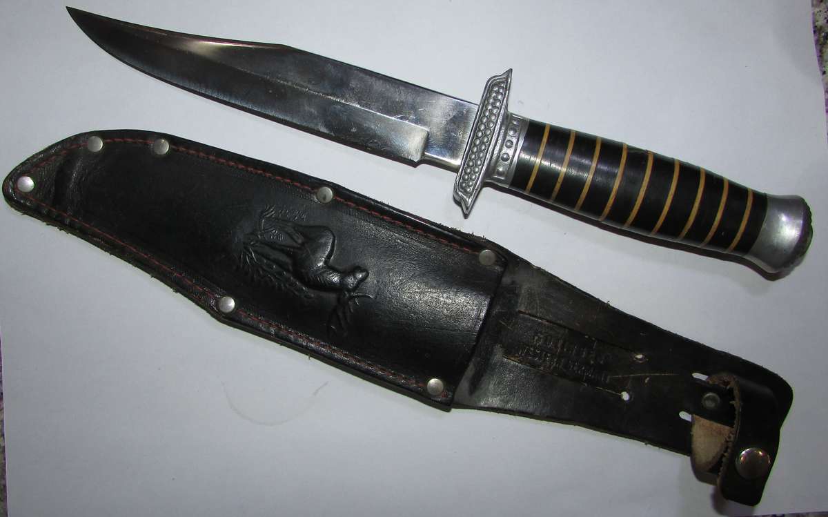 Vintage Henry Bowker Original Bowie with Sheath