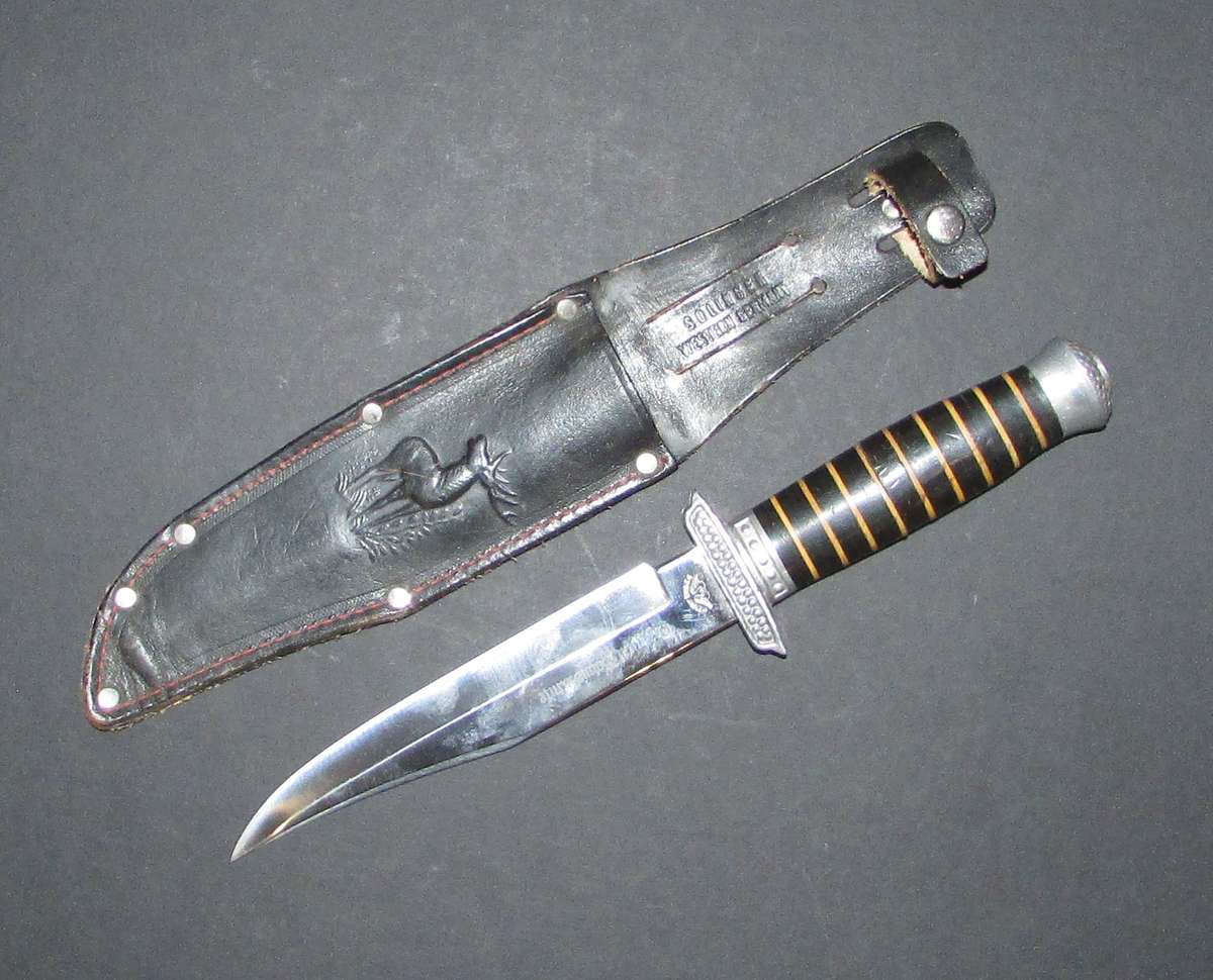 Vintage Henry Bowker Original Bowie with Sheath