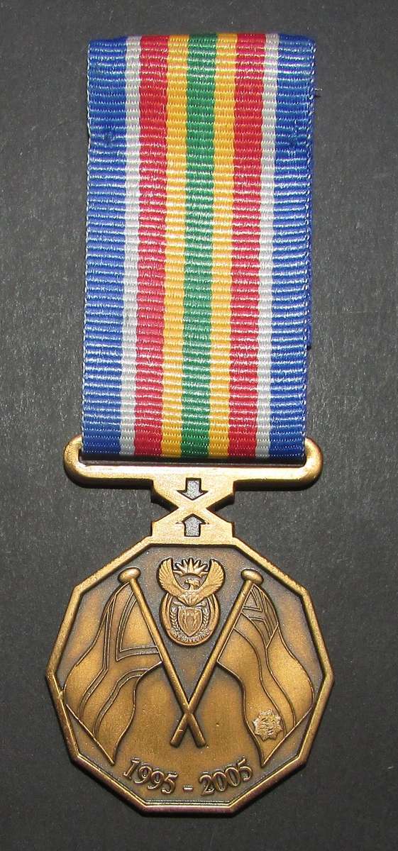 South African Police Service Ten Year Commemoration Medal