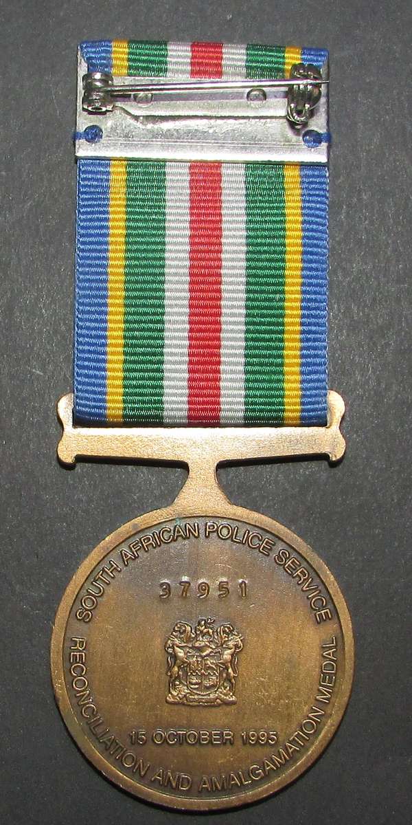 South African Police(SAP) - 1995 Reconciliation & Amalgamation Medal