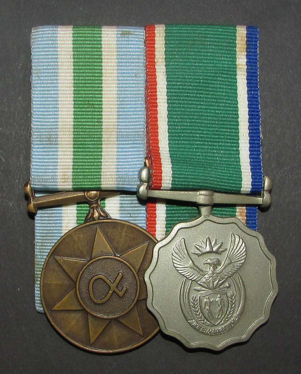SADF/SANDF - Unitas/Good Service Full Size Medal Pair