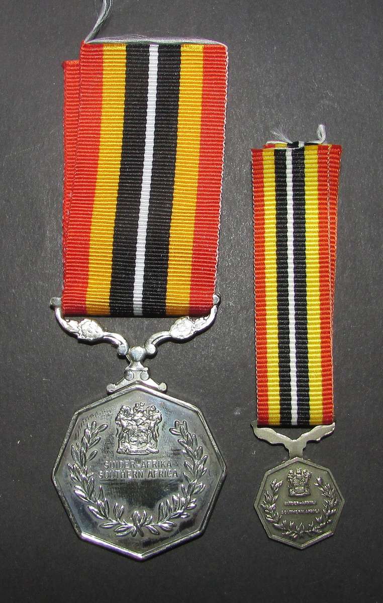 SADF - Full Size plus Miniature Southern Africa Medals