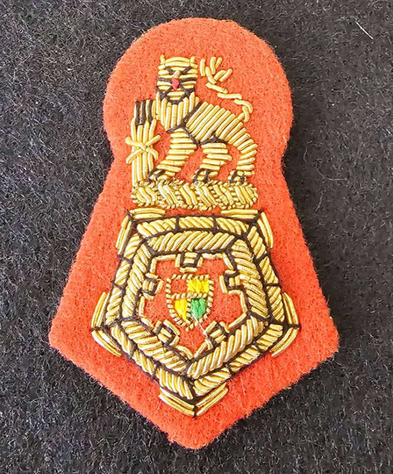SADF -  Senior Officer (Non Staff Qualified) Bullion Wire Cap Badge