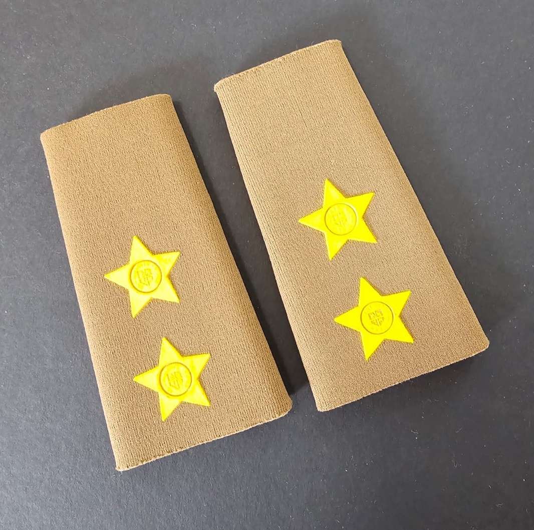 SADF - Army Lieutenant Slip on Ranks