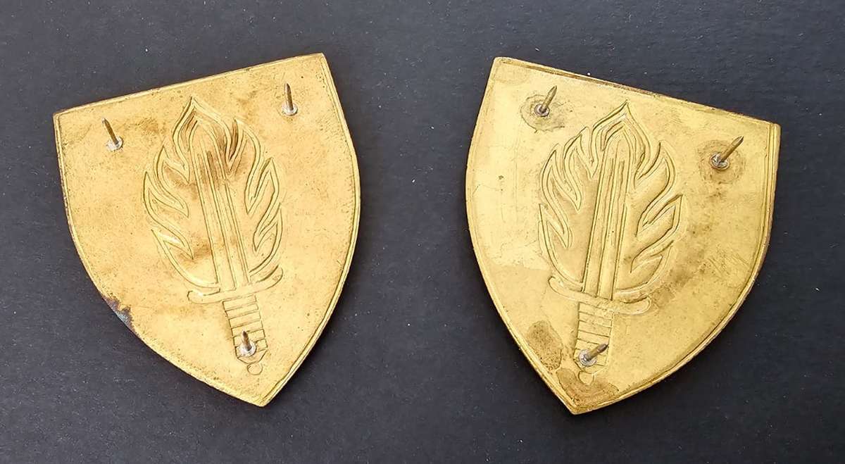 SADF - Intelligence School Shoulder Flash Pair