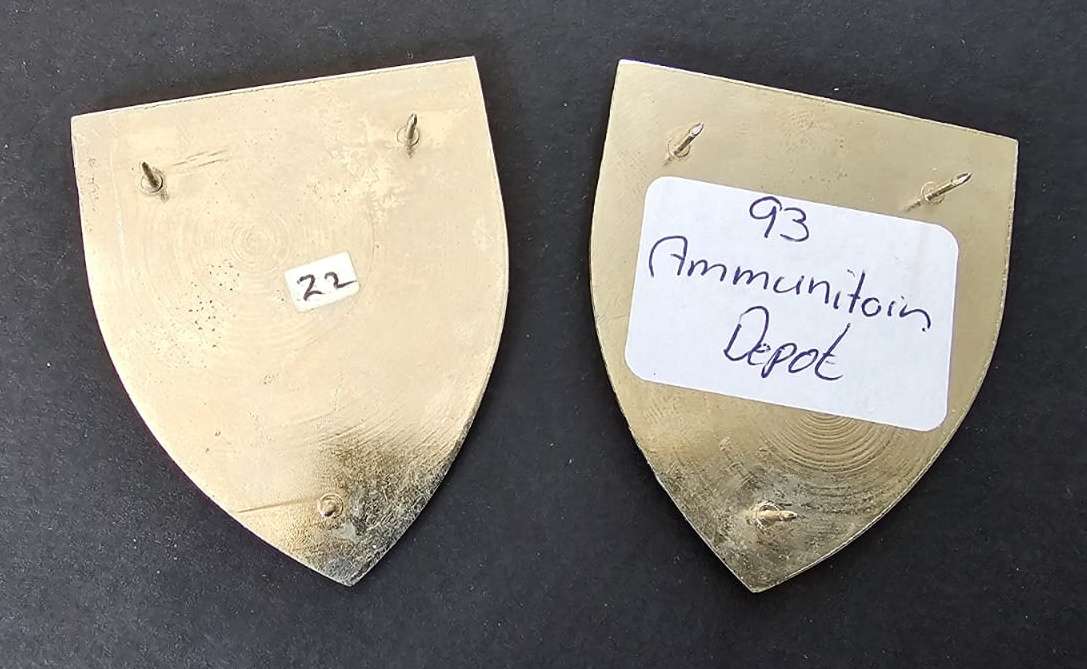 SADF - 93 Ammo Depot Shoulder Flash Pair