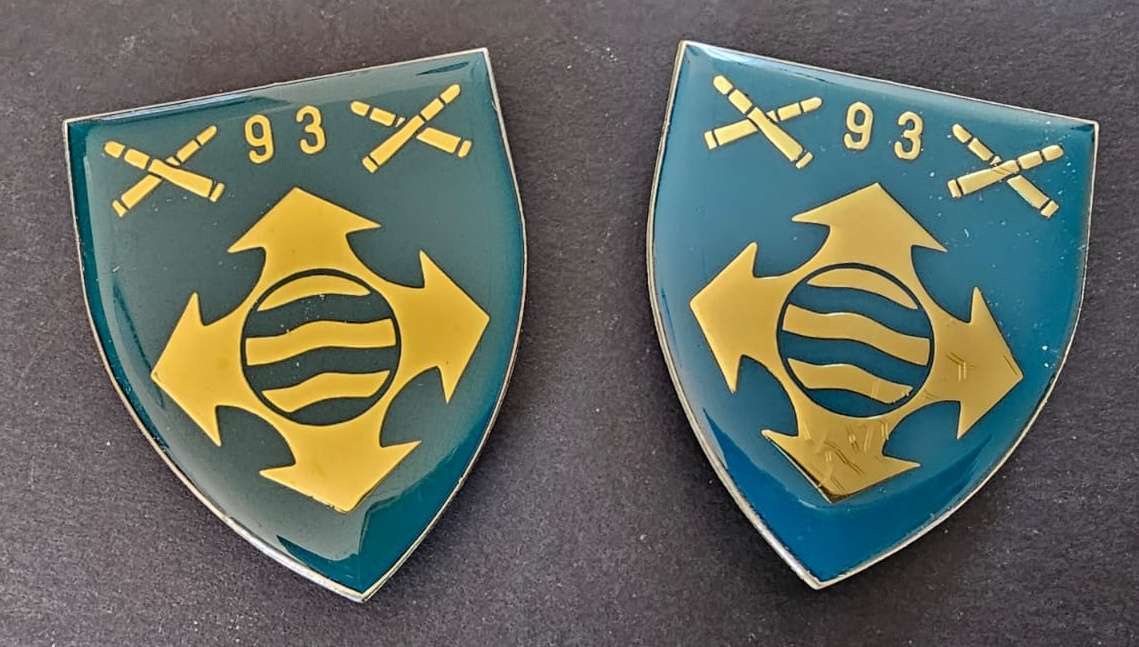 SADF - 93 Ammo Depot Shoulder Flash Pair