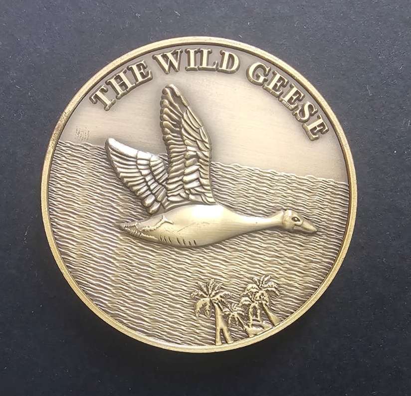 SADF - Lt.Col Mike Hoare Commemorative Medal with Certificate ( Only 100 Made )