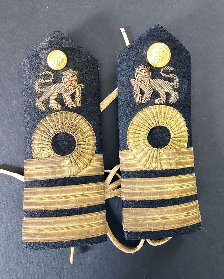 SADF - Navy Commander Epauletter Pair