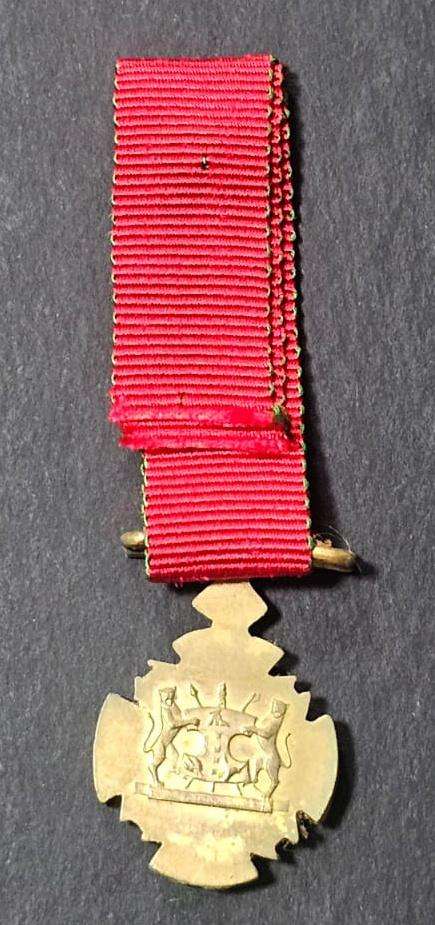 (Homelands) - Miniature Bophuthatswana Distinguished Gallantry Cross