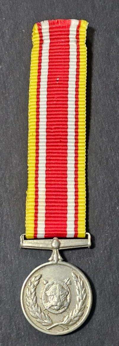 (Homelands)Bophuthatswana General Service Medal - Miniature Medal