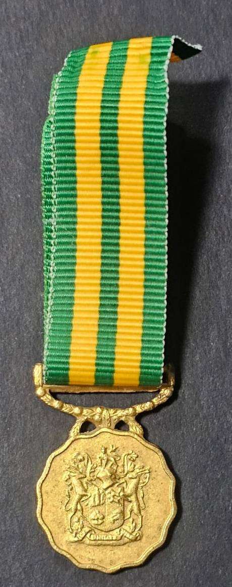 SADF - Miniature 30 Year Good Service Medal