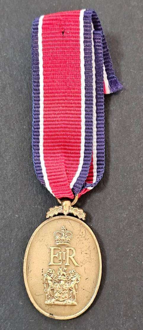 SADF - John Chard Medal ( Royal Cypher ) - Miniature Medal