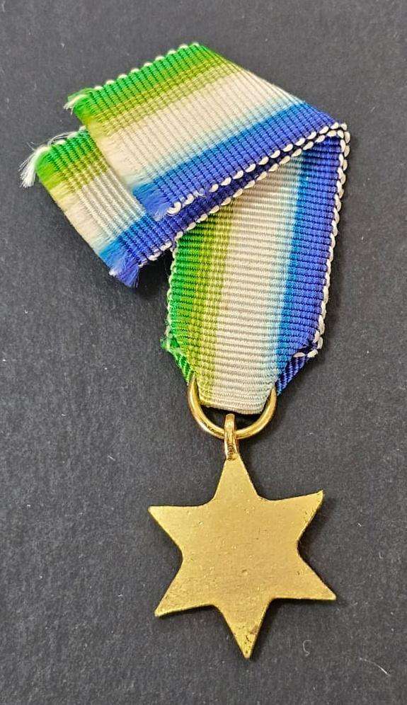 World War Two Atlantic Star Miniature Medal