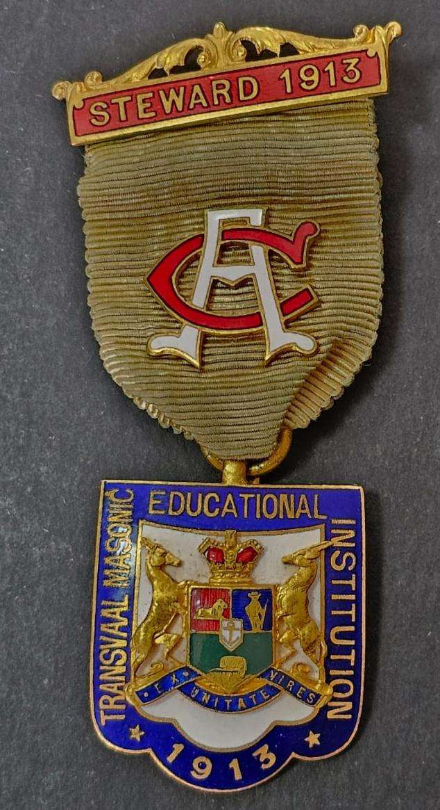 Masonic Jewel Dated 1913