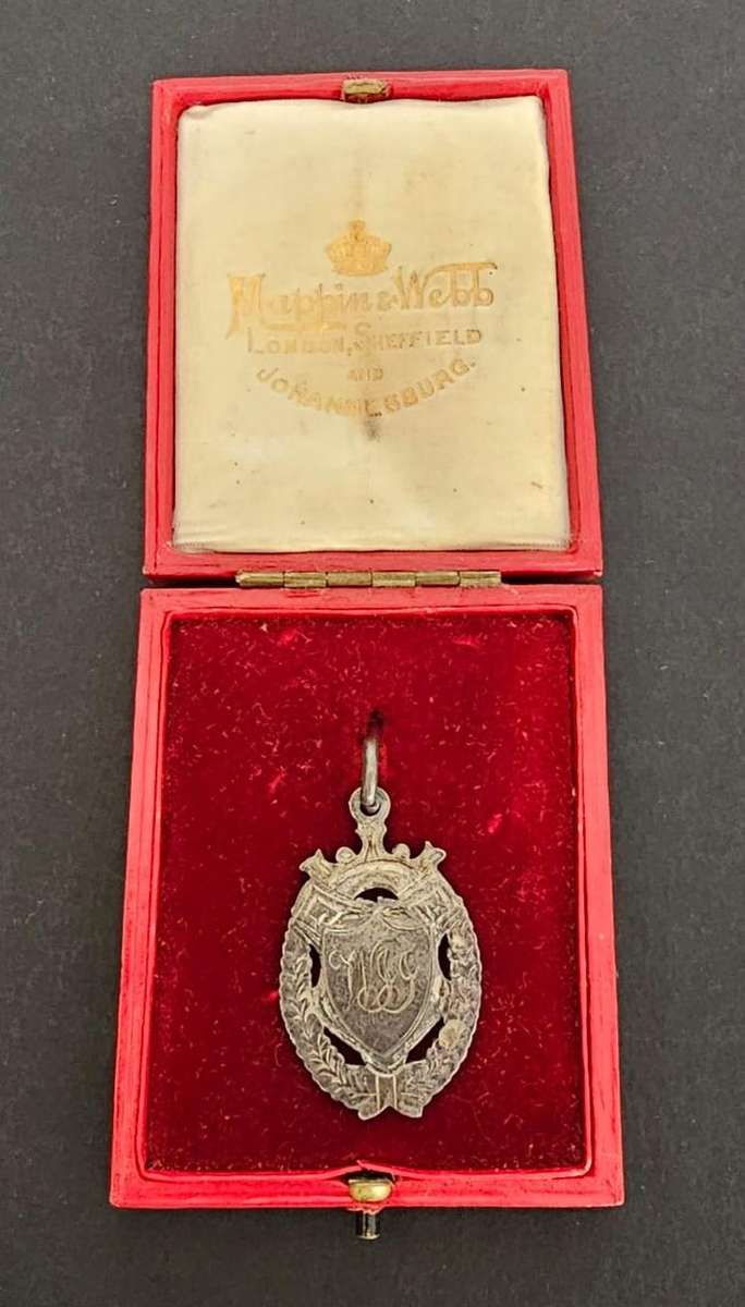 Sterling Silver Sport Medallion in Original Case - 8 Grams